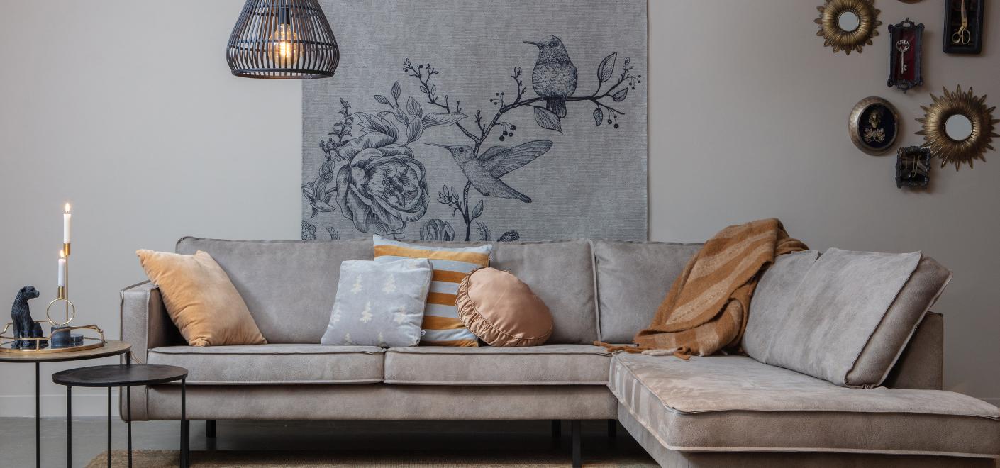 Kleed aan de wand